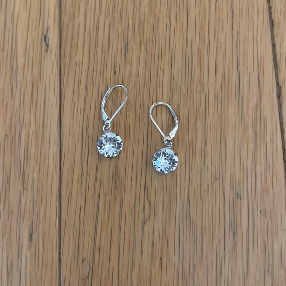 CZ pendant Earrings